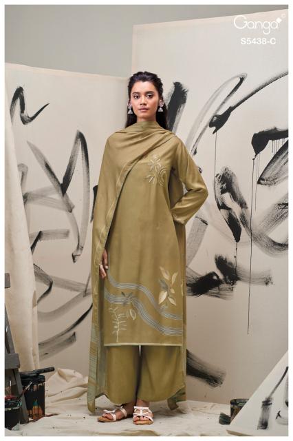 Ganga dreaka 5438 dress material wholesale dealers in chikpet